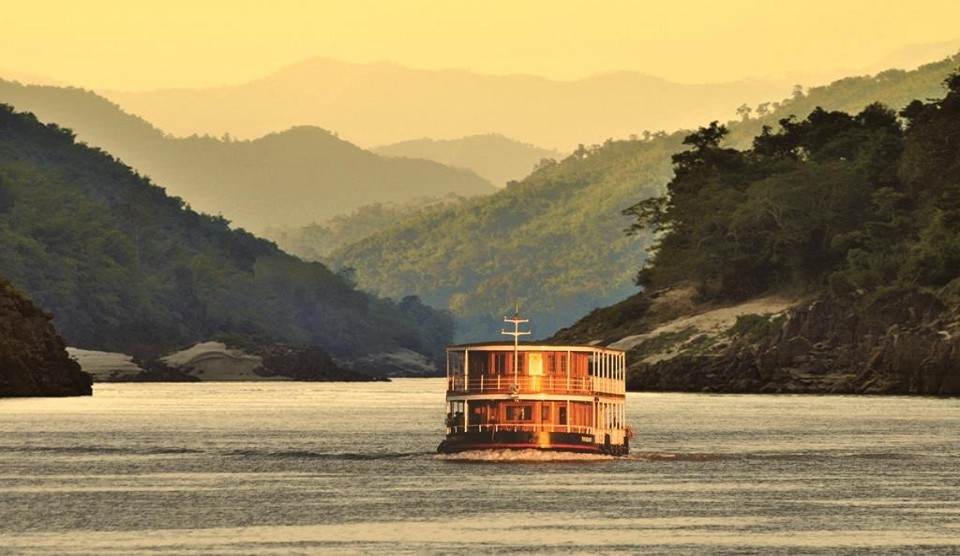 Laos Flussfahrt